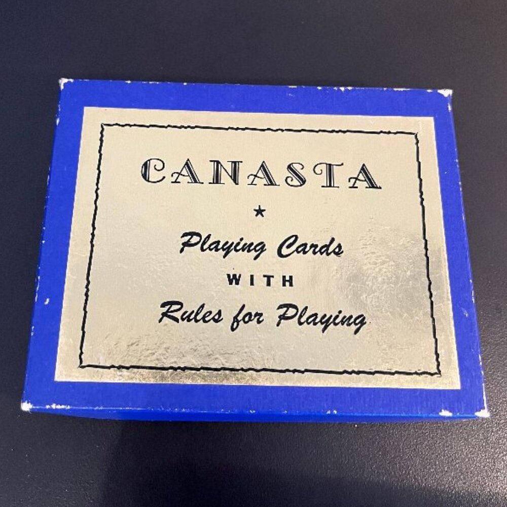 Vintage 1950s Canasta Card Game by Whitman Publishing in Original Box